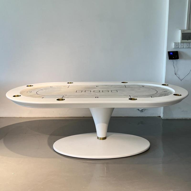 轻奢高端德州扑克桌多人德扑竞技桌面筹码棋牌室别墅德州桌子