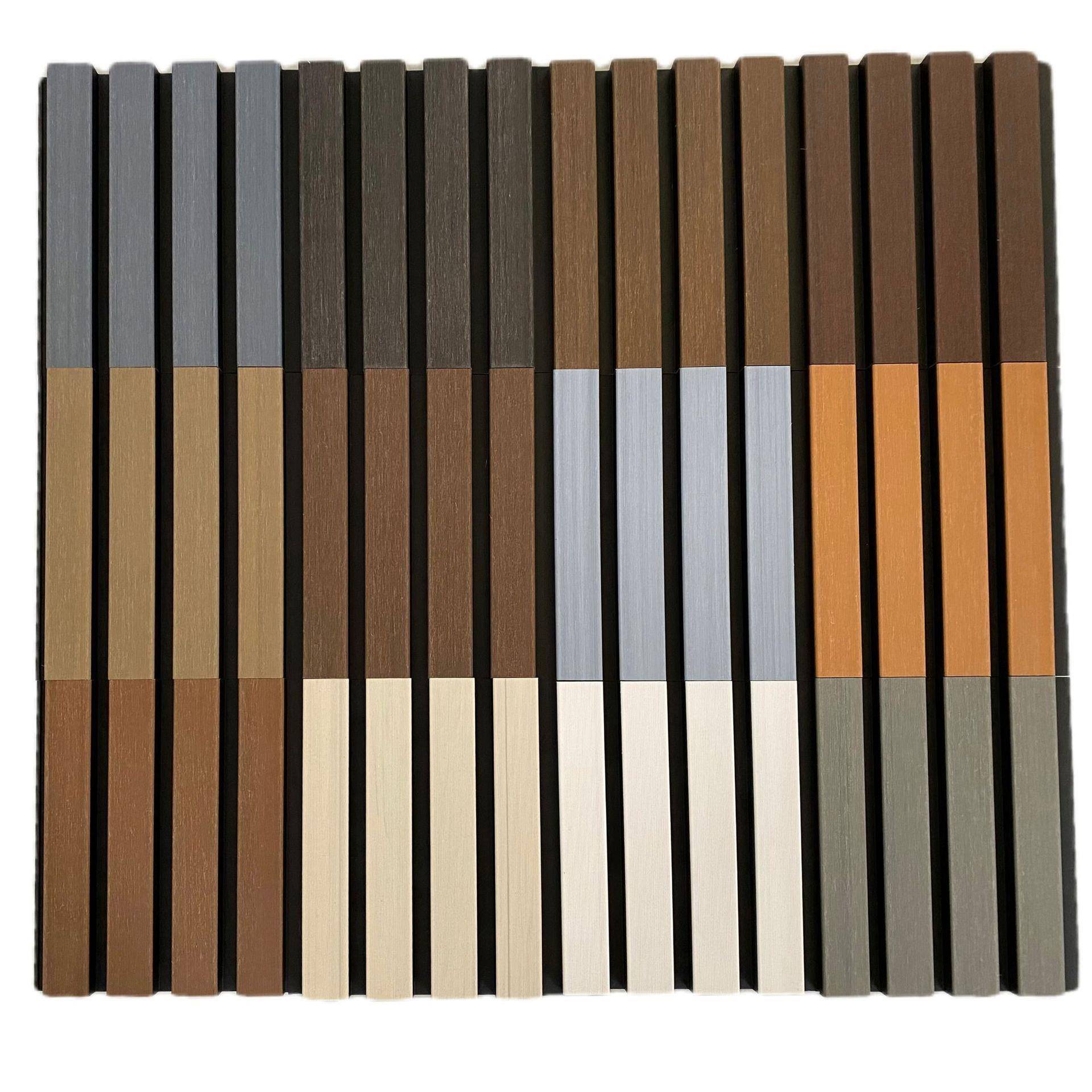 塑木长城板墙板219*26材料二代共挤格栅围栏板室外装饰防腐木