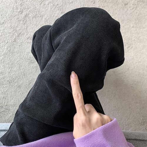 大码胖mm欧棉绒阔腿裤女秋冬加绒高腰显瘦梨形身材灯芯绒休闲裤子