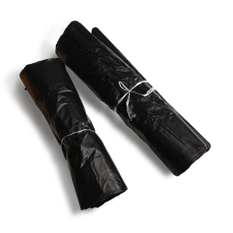 垃圾袋全新料黑色手提平口背心式家用厨房一次性清洁卫生间塑料袋