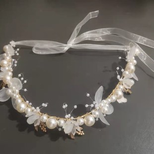 女童王冠头饰女童演出头箍发夹公主皇冠发饰花童发箍韩国发卡配饰