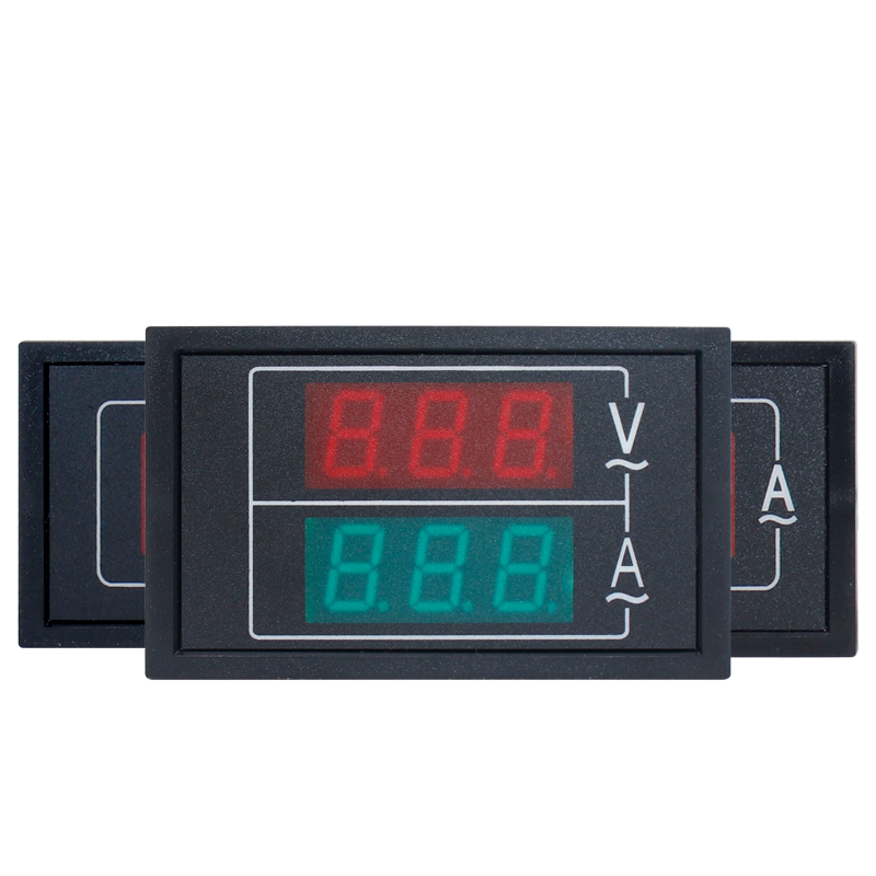 交流电压电流表数显双显高精度数字表头AC500V 100A/50A 带互感器