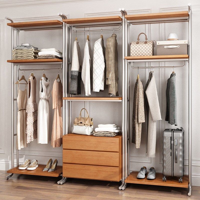 金属衣柜北欧铁艺步入式衣架落地卧室开放式衣橱loft衣帽间置物架,住宅家具,独立衣柜,淘宝优惠券,粉丝福利购,淘宝优惠卷
