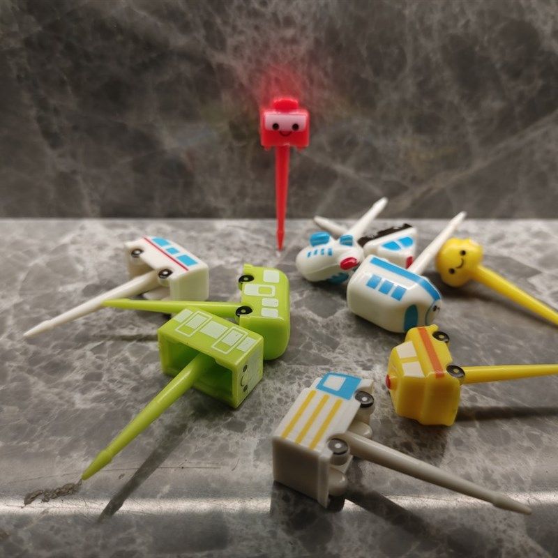 创意卡通交通工具水果签 水果叉儿童点心叉装扮装饰叉,餐饮具,水果叉/水果签,淘宝优惠券,粉丝福利购,淘宝优惠卷