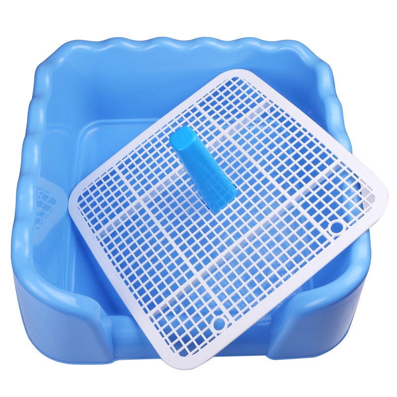 包邮狗狗厕所带立柱波浪围栏厕所金毛泰迪比熊博美宠物用品 大号