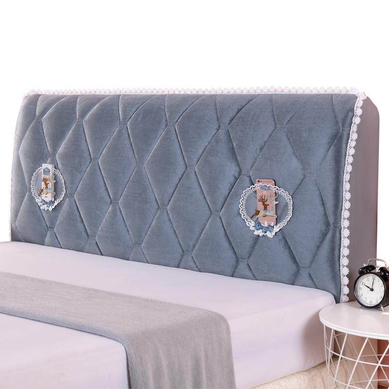 床头套罩加厚全包床头靠背罩欧式软包木床头通用床头罩防尘套,居家布艺,床头罩,淘宝优惠券,粉丝福利购,淘宝优惠卷