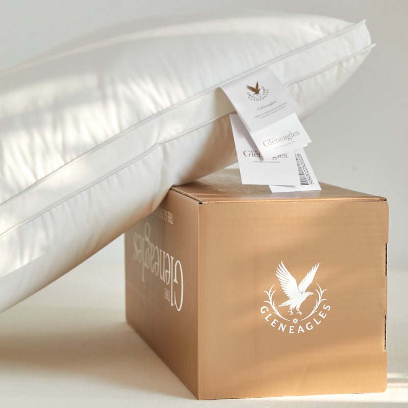 格伦伊格尔斯酒店总统枕头枕芯全棉护颈单人成人家用舒适白鹅绒枕