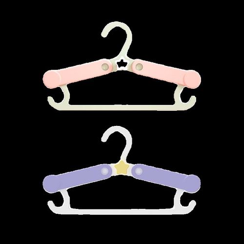 婴儿衣架多功能宝宝家用新生儿晾晒衣架儿童防滑连挂衣架可伸缩