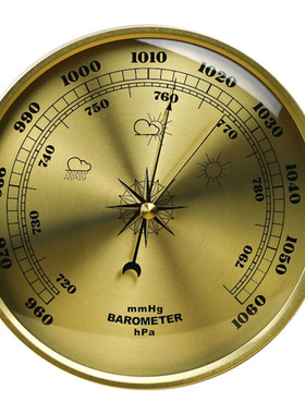 礼品定制机械大气压表温度湿度计表家用高精度温湿度天气预报132T