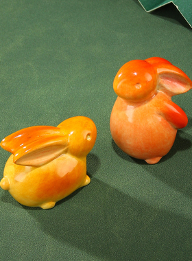 铜兔子摆件礼物十二生肖动物装饰品客厅创意摆件兔年礼品工艺品