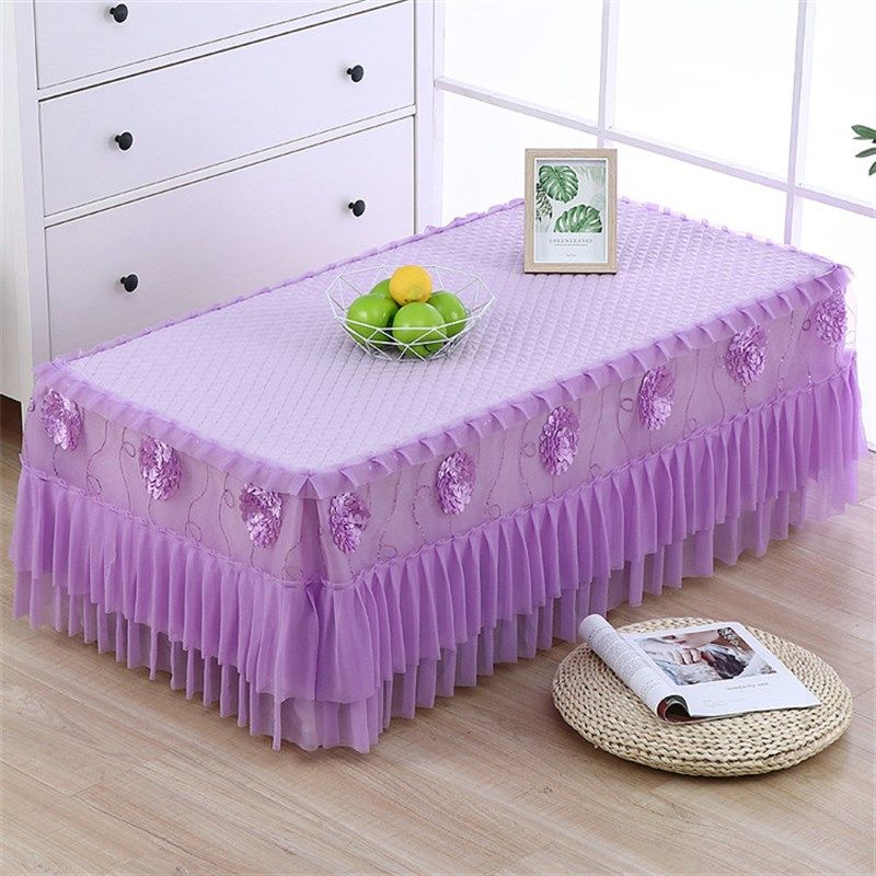 红色茶几桌布餐桌台布床头柜罩防尘蕾丝多用盖巾长方形布艺客厅,居家布艺,桌布,淘宝优惠券,粉丝福利购,淘宝优惠卷