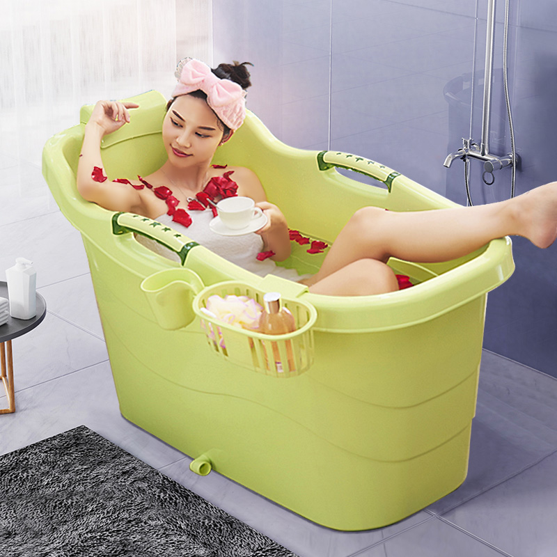 加厚洗澡桶成人泡澡桶沐浴桶大号浴缸儿童洗澡盆家用全身大人浴盆