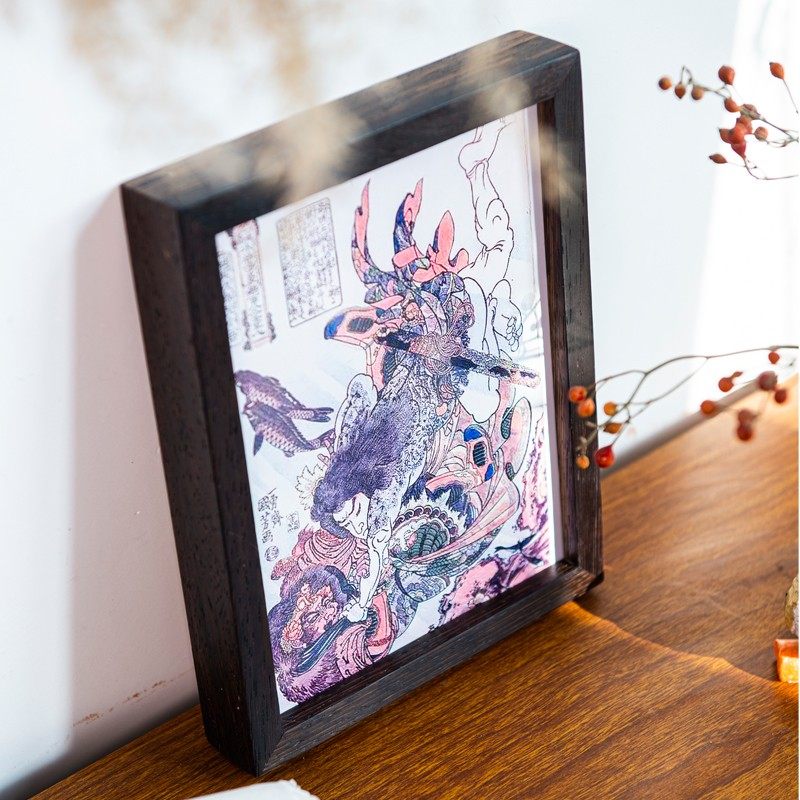 约美南美鸡翅木相框实木摆台木质挂墙画框8 10十寸卯榫长方形摆件