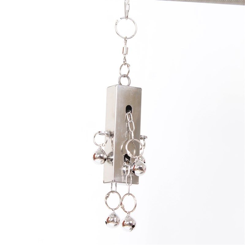 中大型鹦鹉不锈钢玩具铃铛站架玩具鸟笼解闷自嗨啃咬玩具拉拉球,宠物/宠物食品及用品,鸟玩具,淘宝优惠券,粉丝福利购,淘宝优惠卷