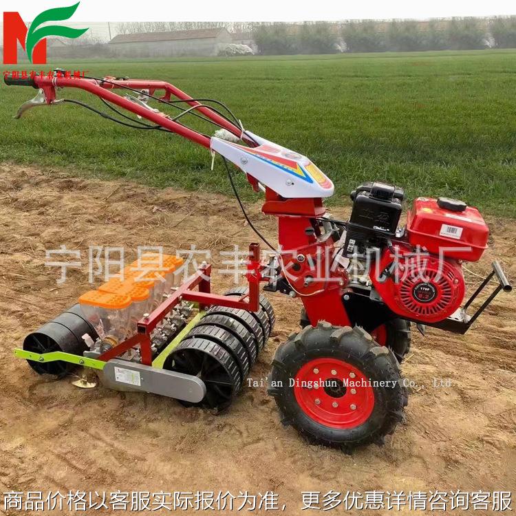 微耕机配套中药草花卉小颗粒种子精播机汽油机动力自走蔬菜精播机
