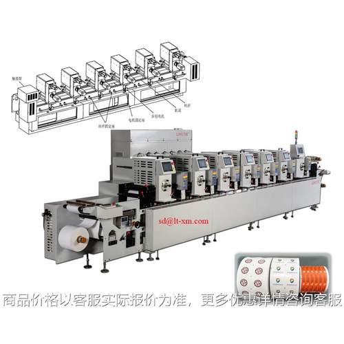 凸版轮转机商标印刷机不干胶印刷机