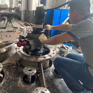 便携式法兰端面加工机器大型法兰修复机法兰水纹线成型机
