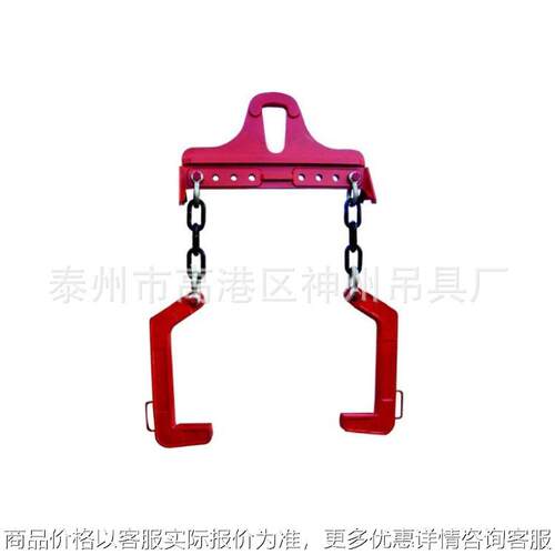 SW105专业设计定做双卷钢带C型吊钩 带钢双钩吊具 卷线吊具