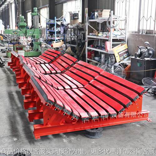 皮带机缓冲床聚氨酯阻燃抗静电=1200米输送带减震床聚乙烯缓冲条