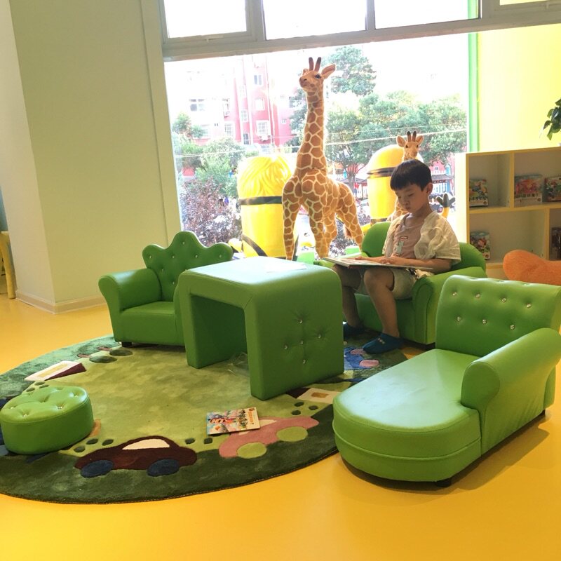 儿童沙发幼儿园图书室区角娃娃家阅读区小沙发爱沙发椅