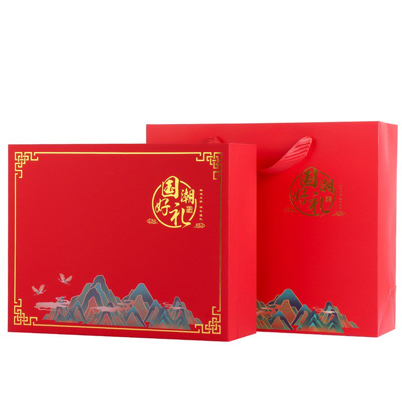新款瓶灵芝孢子粉包装盒国潮礼孢子粉礼品盒配勺子