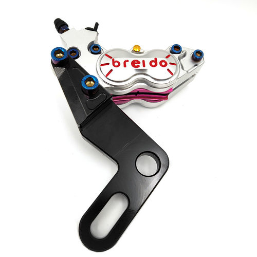 电动车普通平叉大鲍鱼卡钳左边后轮卡钳通用转接码小龟