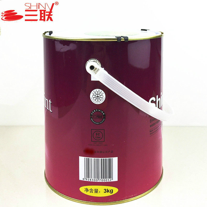 漆水性木器漆 家具门翻新白漆大红中黄漆彩色漆