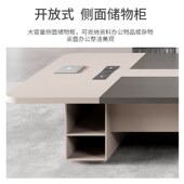 大型会议桌长桌现代洽谈桌会议室办公桌椅家具员工培训桌