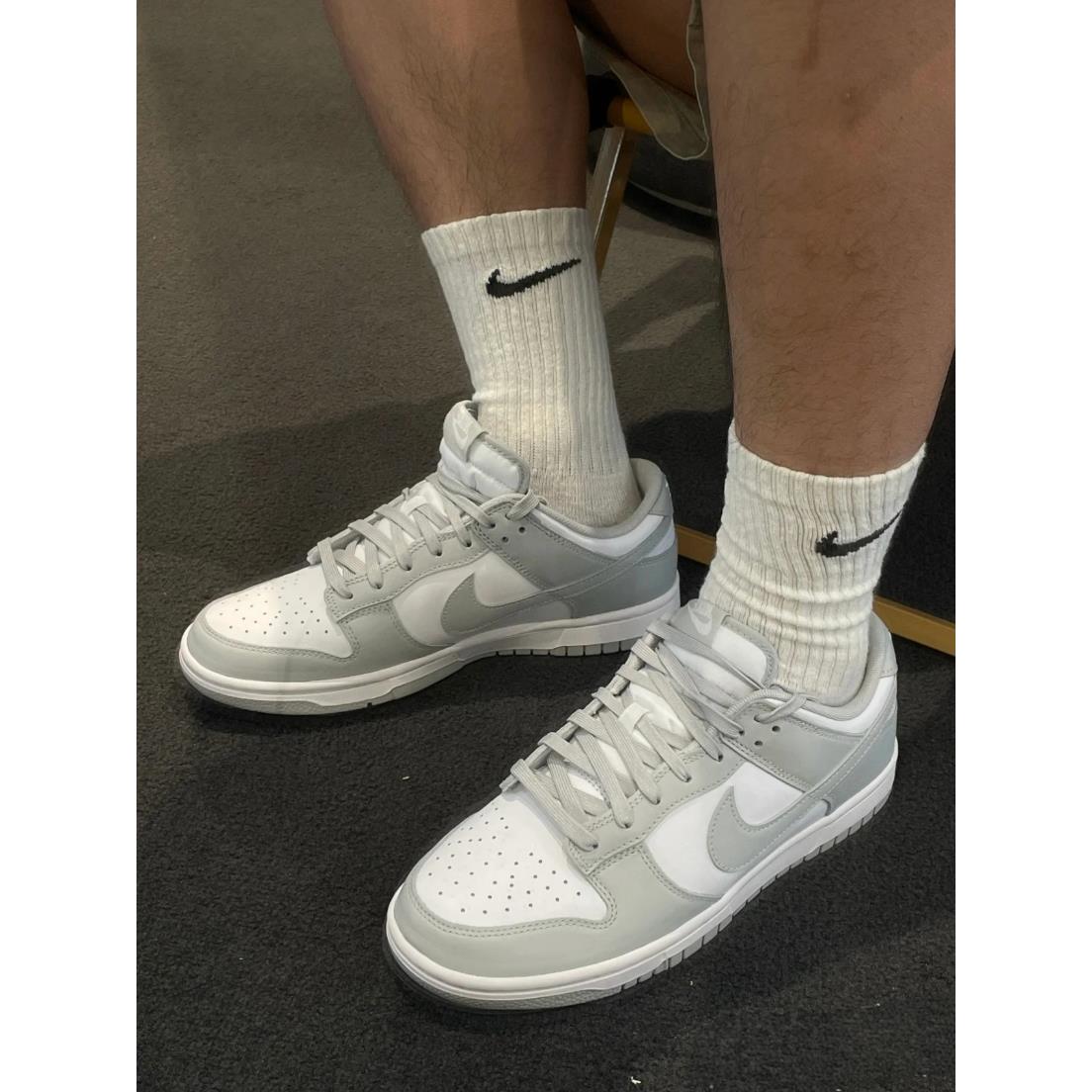 DunkLowRETO男鞋经典白灰