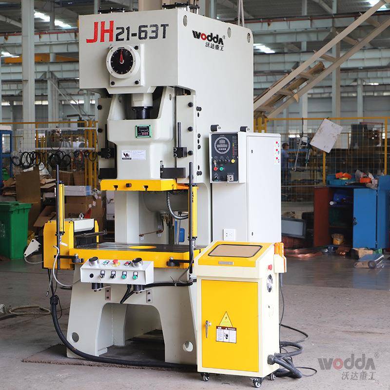 JH21开式单点63吨气动冲床现货63T铝箔餐盒冲压成型C型压力机