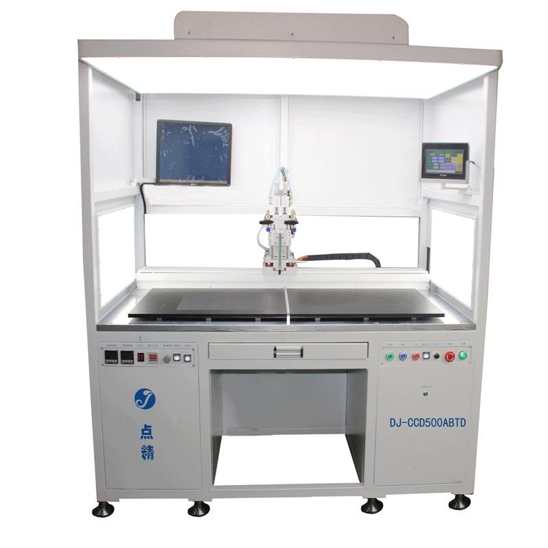霍尔传感器视觉灌胶机｜双工位视觉定位±0.05mm良品率+25%