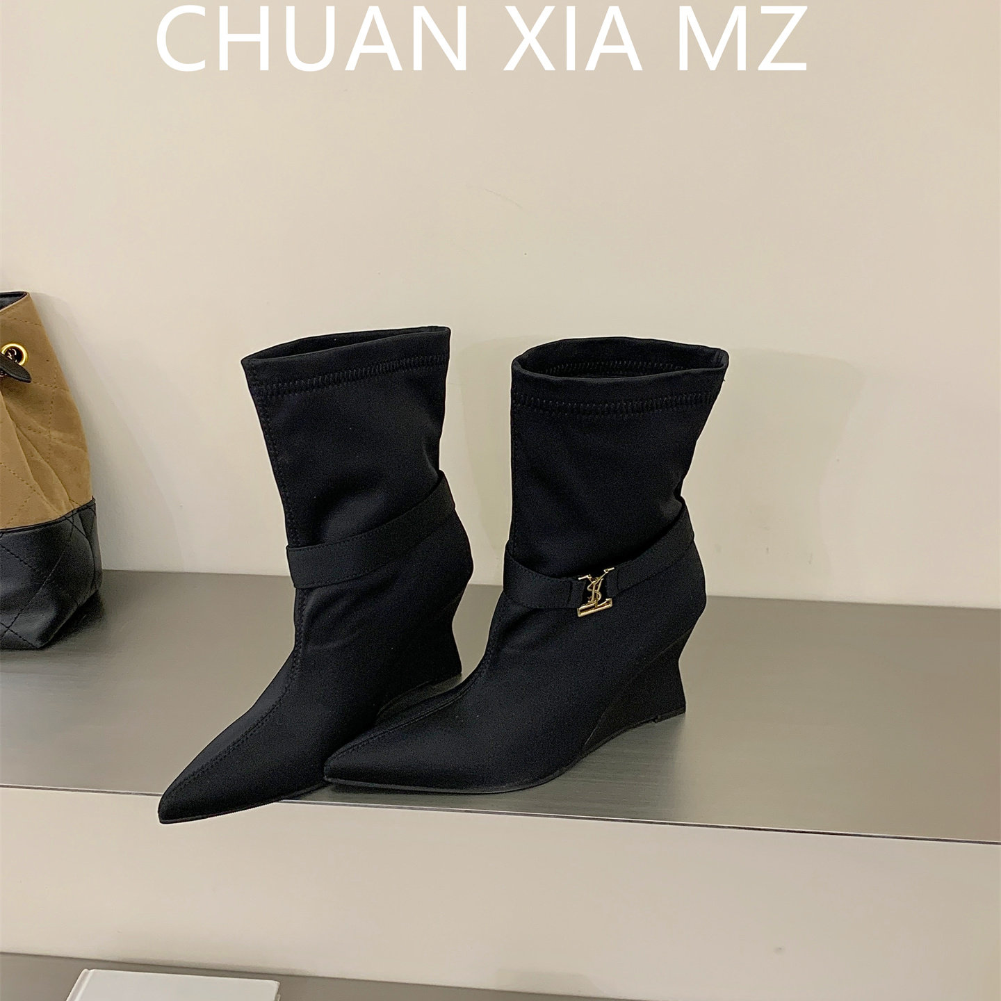 羊皮版~青年时尚简约尖头