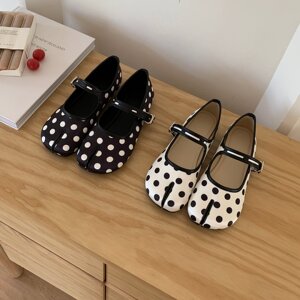 missshoes设计感波点玛