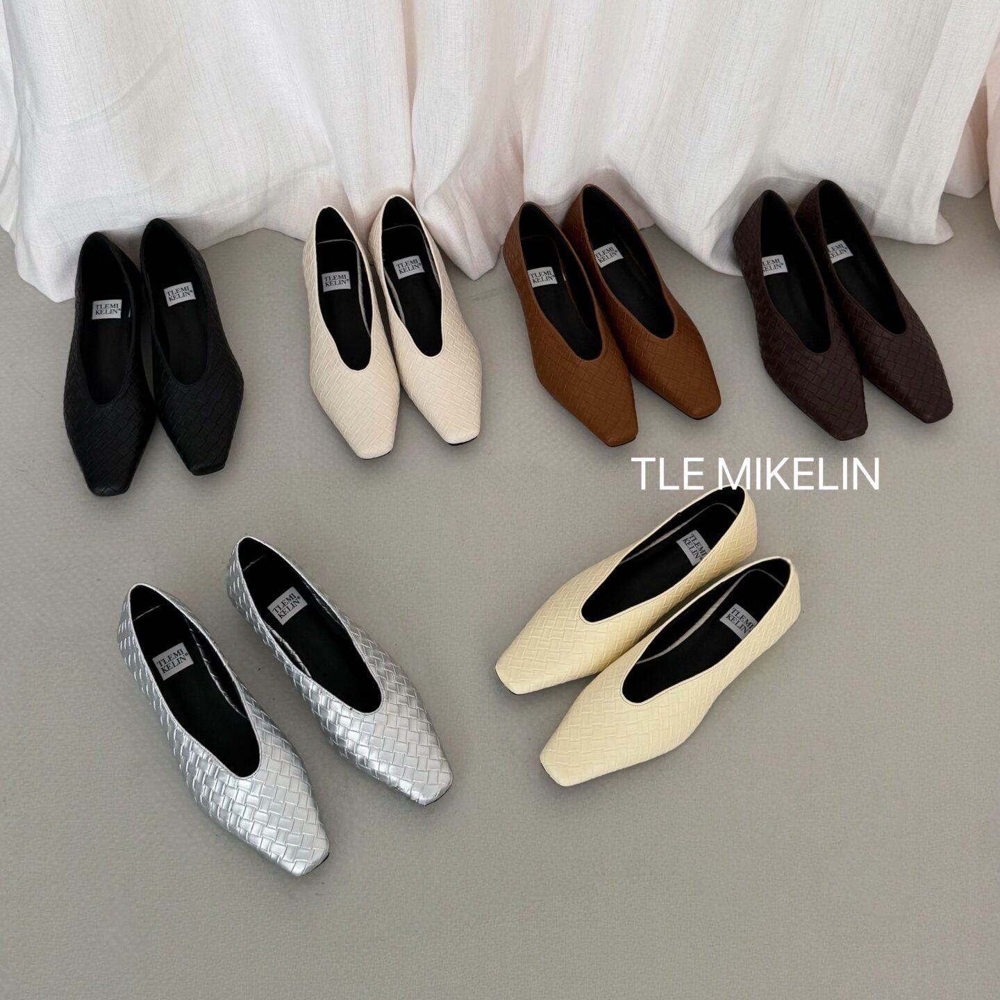 TLEMIKN轻熟风方头浅口