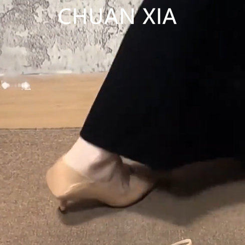 羊皮版~法式通勤风尖头高跟鞋女气质细跟浅口单鞋百搭性感职业鞋,女鞋,浅口单鞋,淘宝优惠券,粉丝福利购,淘宝优惠卷