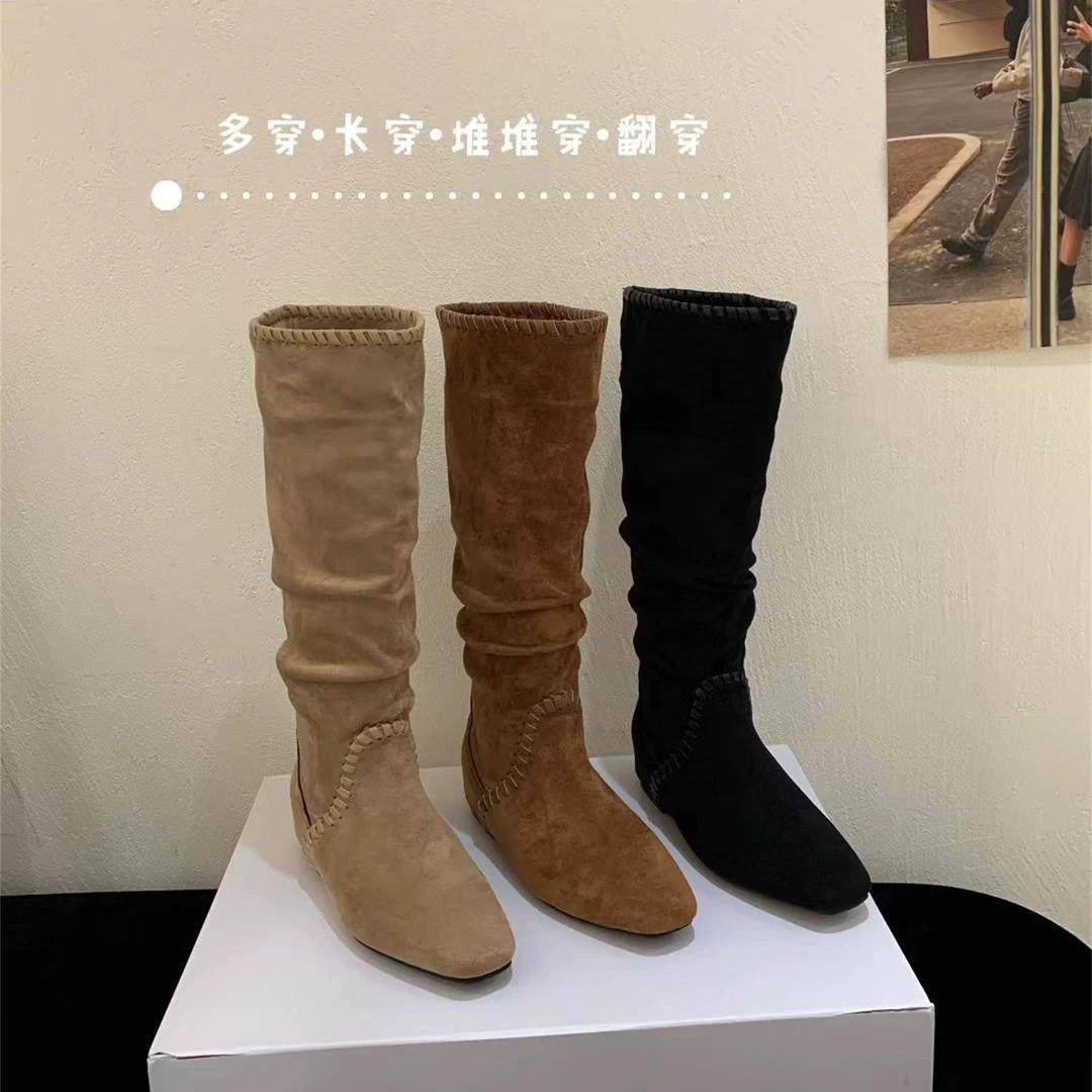 ALILOVERS内增高绒面瘦