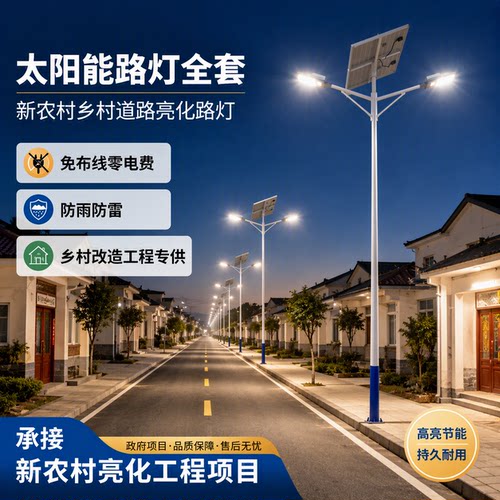 太阳能户外路灯6米8米新农村亮化
