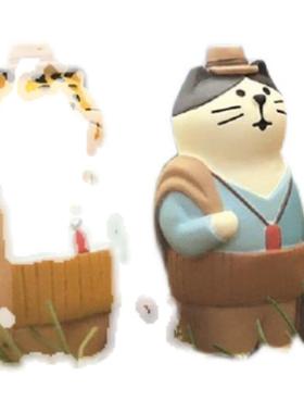 虎年老虎装饰桌面电视柜日式猫ZAKKA摆件