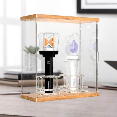 高透明亚克力展示盒BKPP演唱应援棒火星演唱会发光棒爱丽棒防尘盒