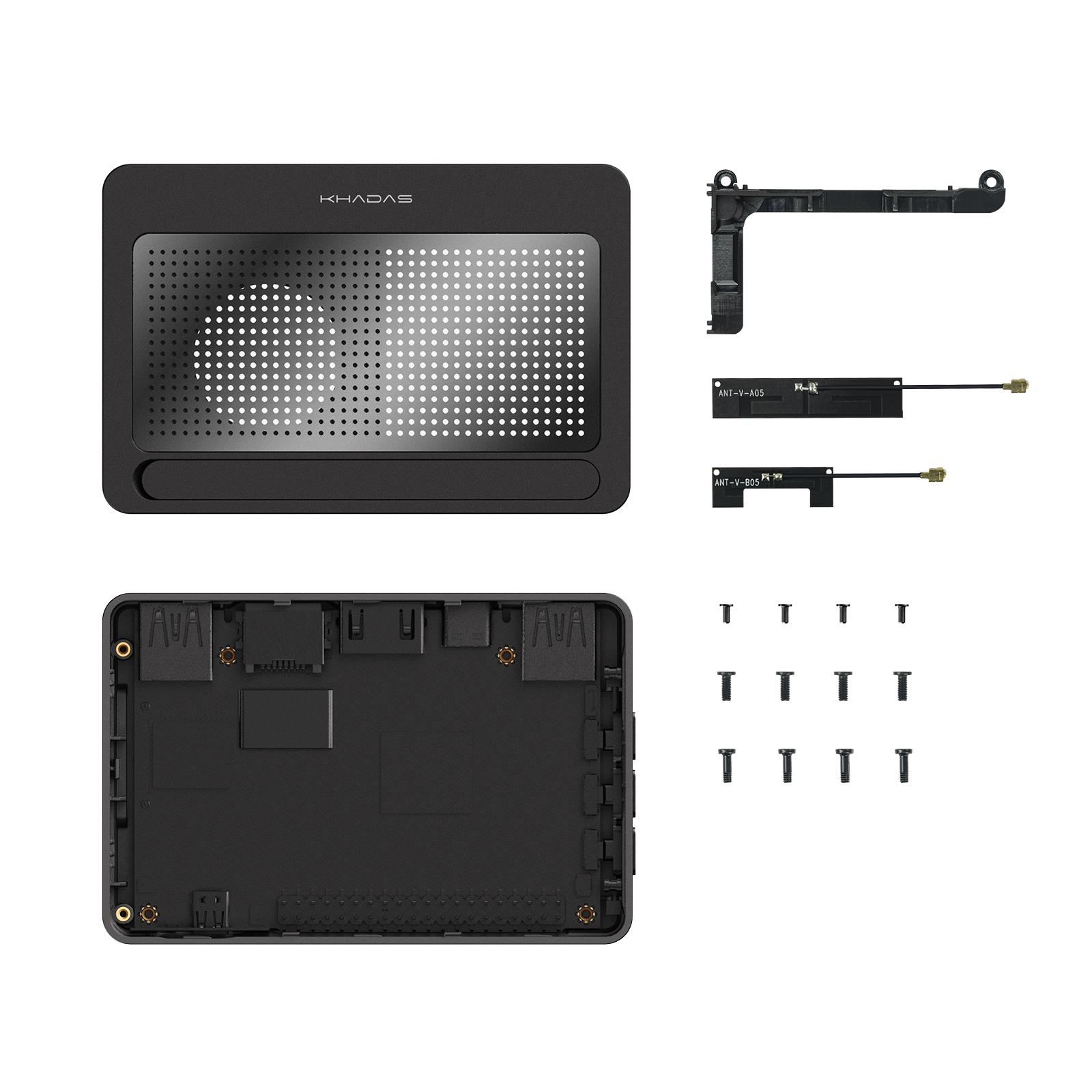 Khadas VIM系列开发板外壳VIM3/VIM3L黑色外壳DIY Case/DIY Case2