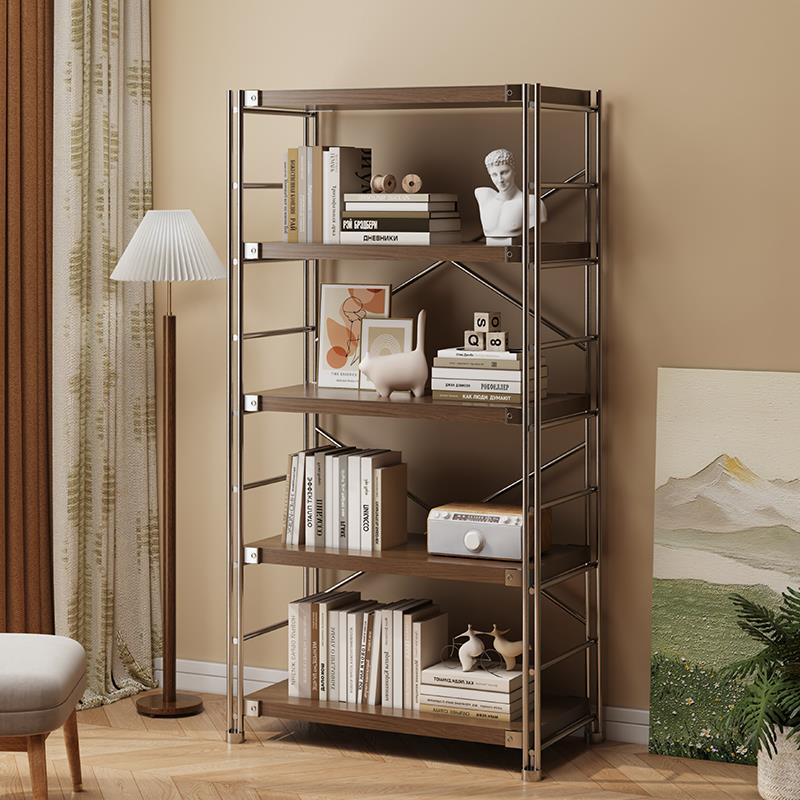 中古置物架落地多层客厅书架厨房微波炉储物架家用卧室日式收纳架