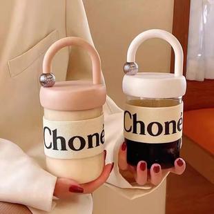 网红竹节玻璃杯公司酒店活动赠品开业小礼品5元 以下免费定制logo