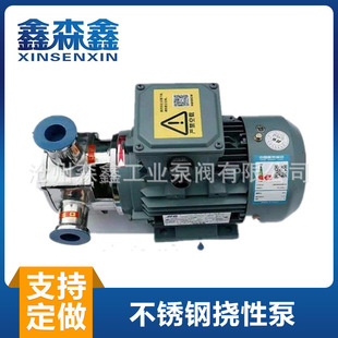 RXB-20卧式不锈钢挠性泵叶轮泵豆腐渣输送泵齿轮泵自吸双螺杆泵