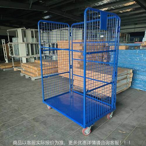 江苏搬门工厂不加加密物流台车仓手推车折叠笼车运车金库属周1100