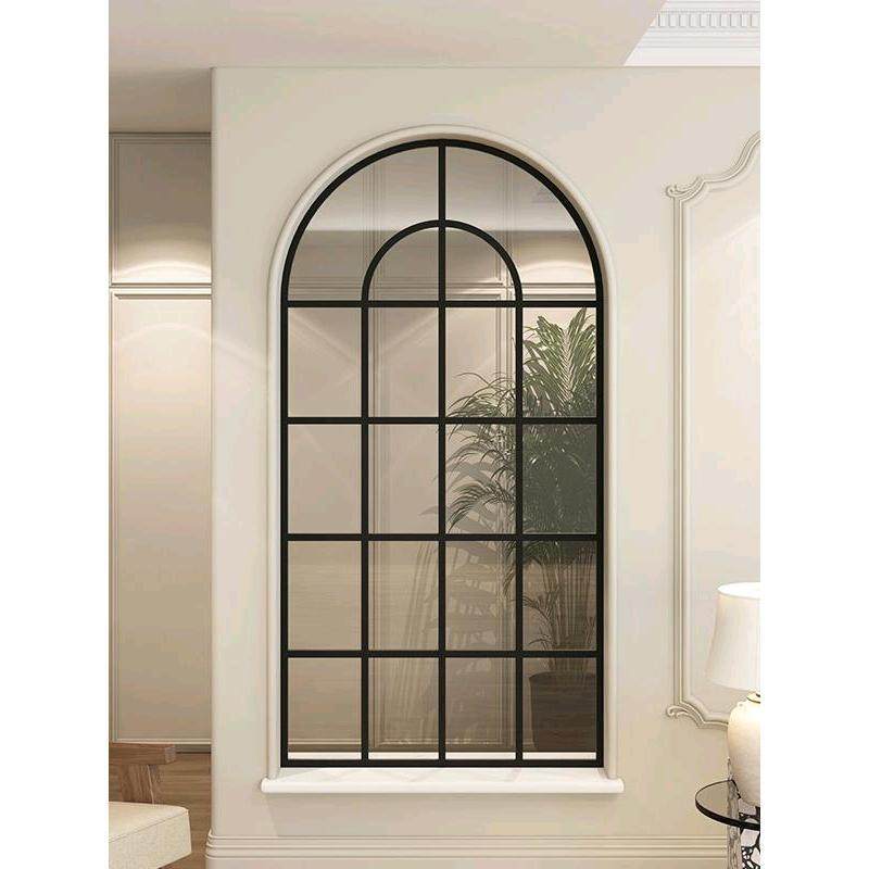 匠之源法式铁艺玻璃屏风客厅奶油风拱形复古隔断假窗户创意拱门玄,全屋定制,铝合金窗,淘宝优惠券,粉丝福利购,淘宝优惠卷