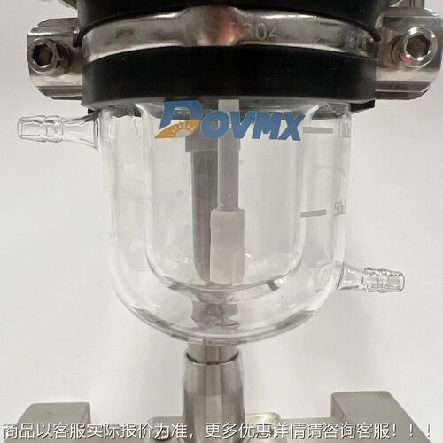 迷100ml你双玻层璃反 应釜10ml 高硼硅玻0璃反应器实验室仪器