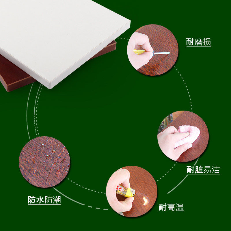 墙上置物板客厅实木隔板搁板壁挂层板书架装饰架书桌生态木板订做