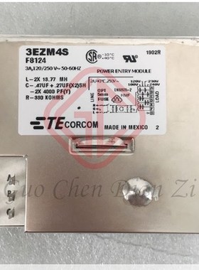 3EZM4S  F8124  全新原装正品  滤波器   CORCOM/TE