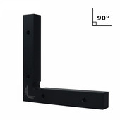 木工直角定位角尺 9度定位块型尺铝合金直角夹木工工具拐尺