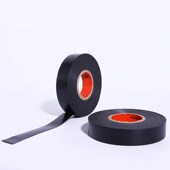 彩色电工胶带绝缘防水电线胶布阻燃超粘款 耐温黑胶布米